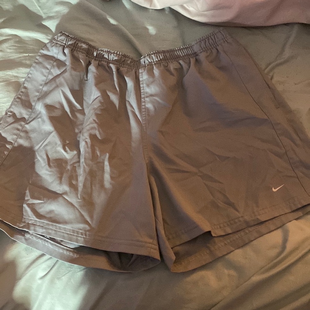 Nike Light Gray Sports Shorts